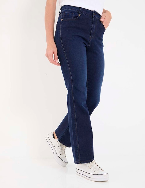 Jeans straight para mujer 1