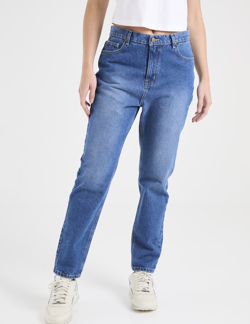 Jeans straight para mujer 1