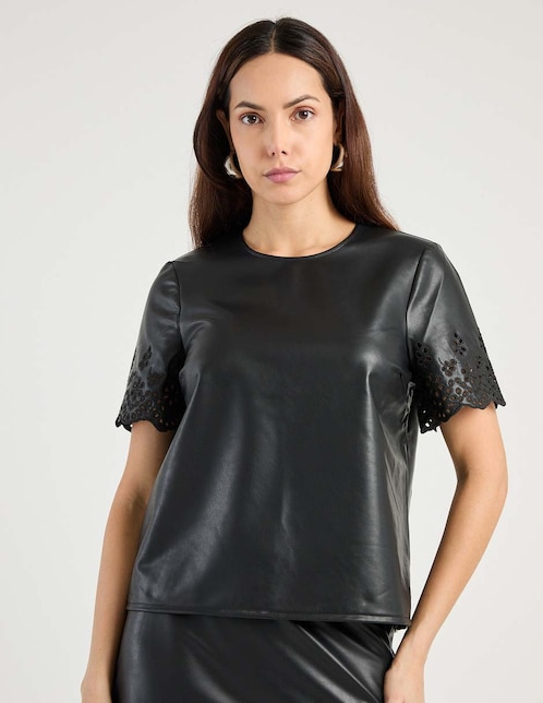 Blusa manga corta para mujer 1