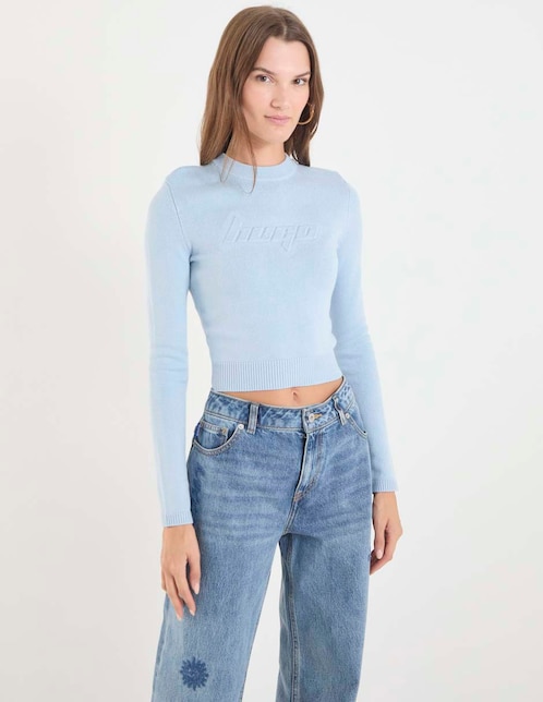 Suéter Hugo Blue cuello redondo para mujer