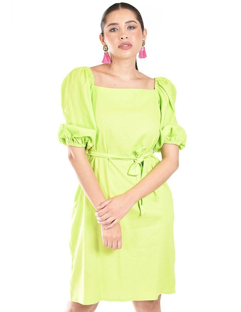 Vestido a la rodilla casual para mujer 1