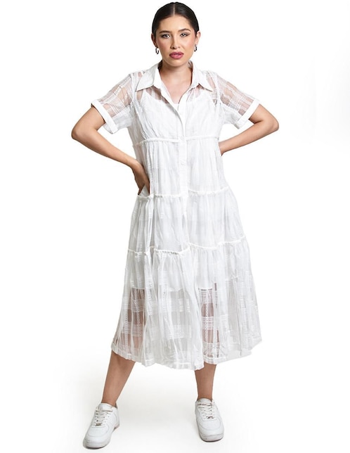 Vestido midi casual para mujer 1