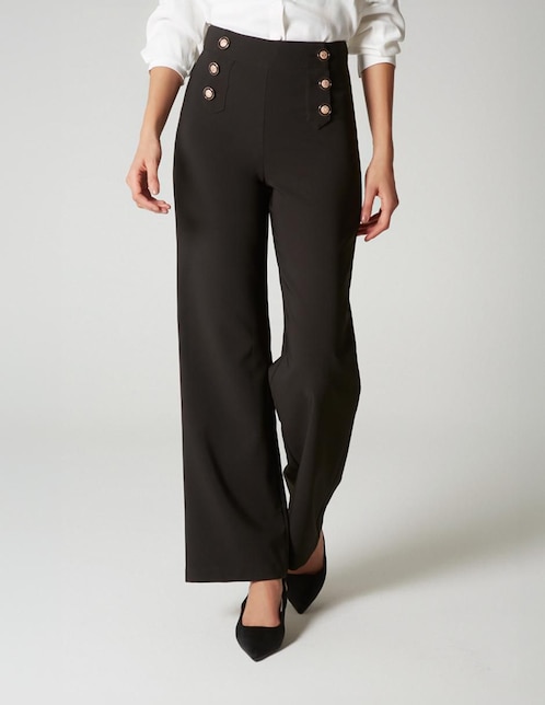 Pantalón relaxed Studio F amplio para mujer