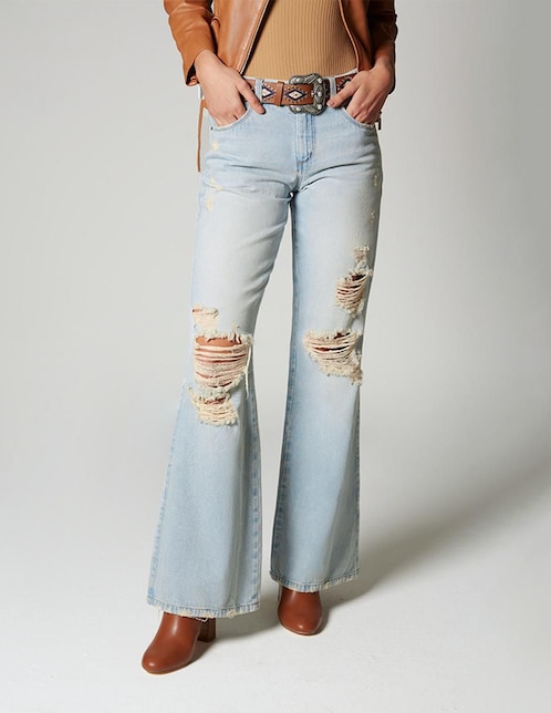 Jeans campana para mujer