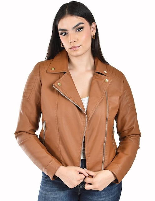 Chamarra para motociclista Roman Fashion impermeable para mujer