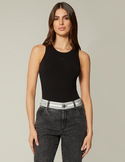 Body cuello redondo para mujer