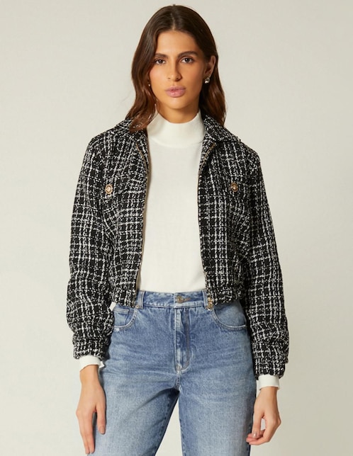 Chamarra casual Studio F para mujer