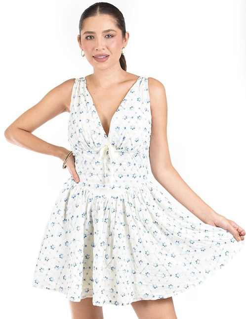 Vestido corto casual para mujer 1