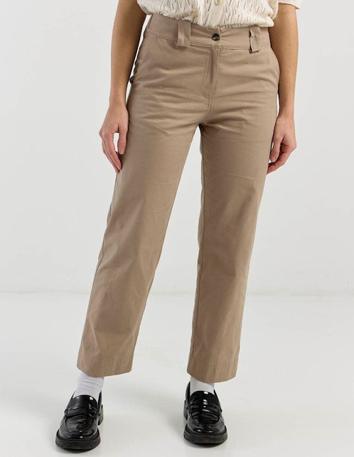 Pantalón chino straight para mujer 1