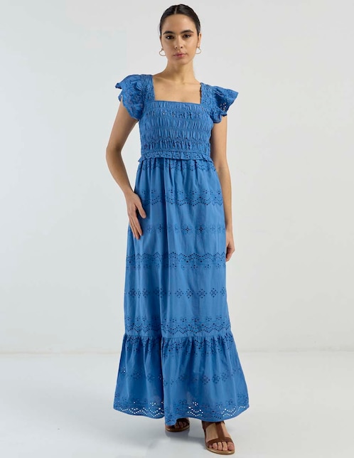 Vestido largo casual para mujer 1