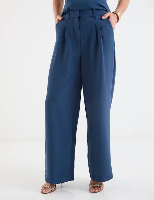 Pantalón de vestir straight para mujer 1