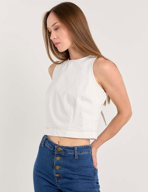 Top cuello redondo 1