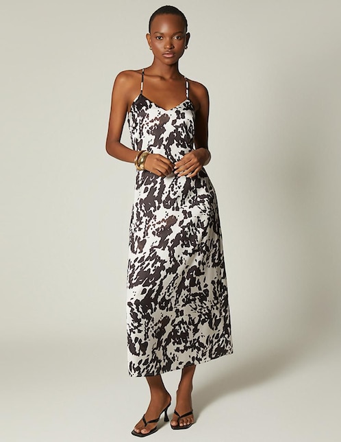 Vestido crop casual Cow Style Alert para mujer