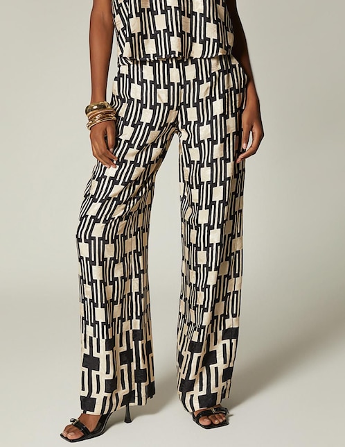 Pantalón de vestir amplio para mujer 1