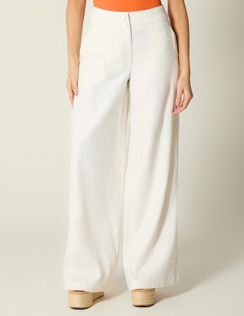Pantalón relaxed Studio F amplio para mujer