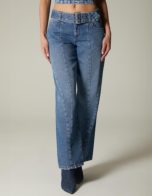 Jeans straight Studio F Adana Denim para mujer