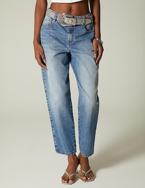 Jeans straight Studio F para mujer