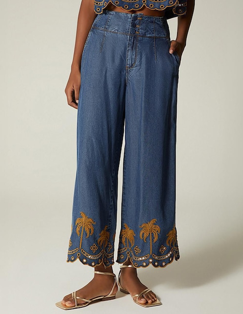 Jeans amplio para mujer