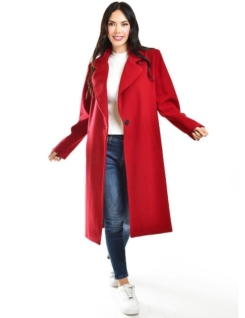 Abrigo Roman Fashion abierto para mujer