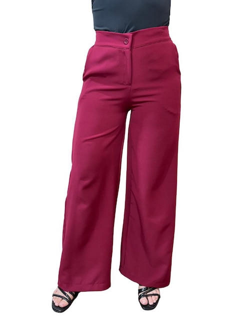 Pantalón de vestir Yaretni Moda amplio para mujer
