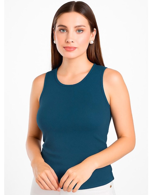 Blusa sin manga para mujer 1
