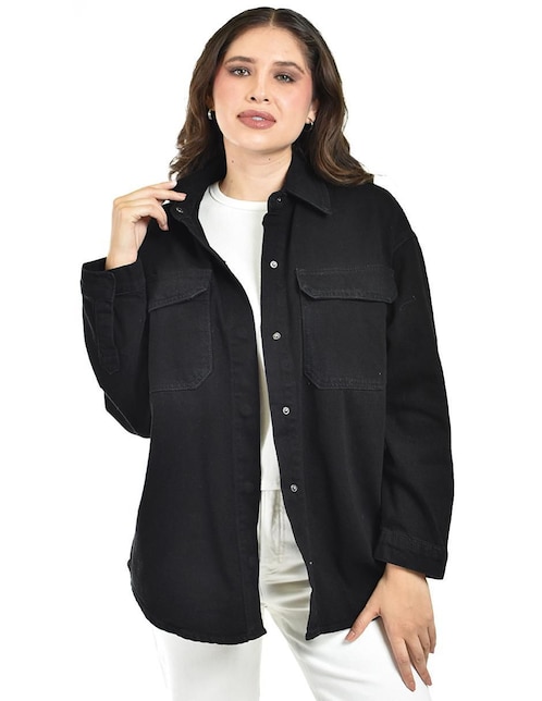Chamarra Denim Roman Fashion para mujer