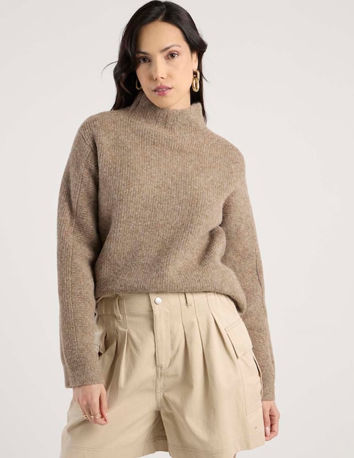 Suéter cuello alto para mujer 1