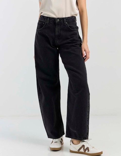 Jeans straight para mujer 1