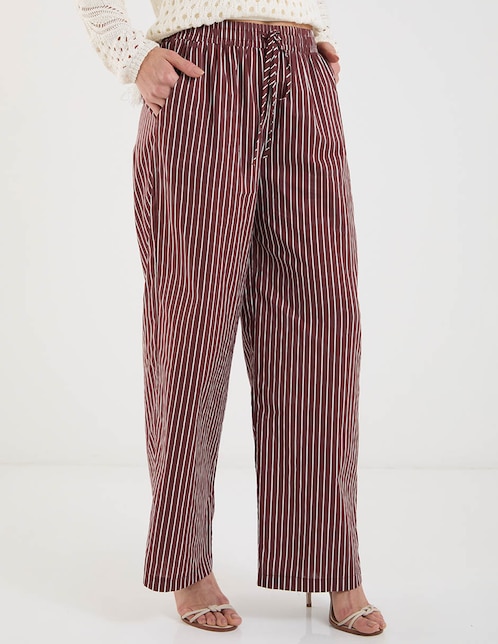 Pantalón relaxed wide leg para mujer 1