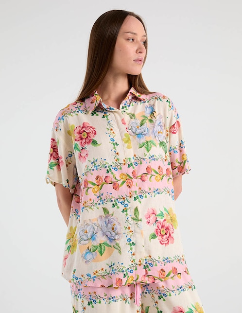 Camisa manga corta para mujer 1