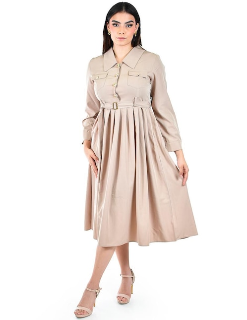 Vestido midi casual para mujer 1