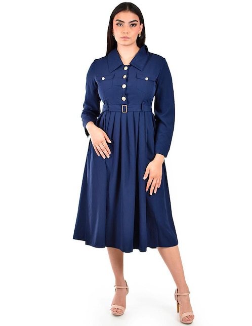 Vestido midi casual para mujer 1