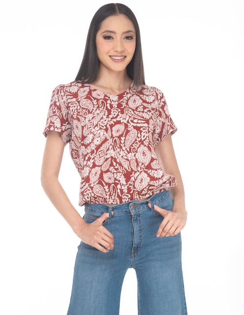 Blusa manga corta para mujer 1