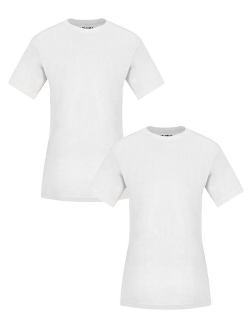 Playera manga corta Básicos cuello redondo para mujer 1