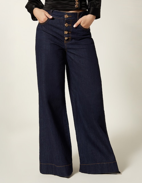 Jeans amplio Musa Oriental para mujer