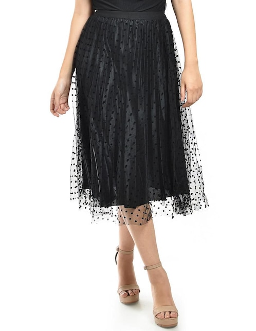 Falda midi Roman Fashion a la cintura