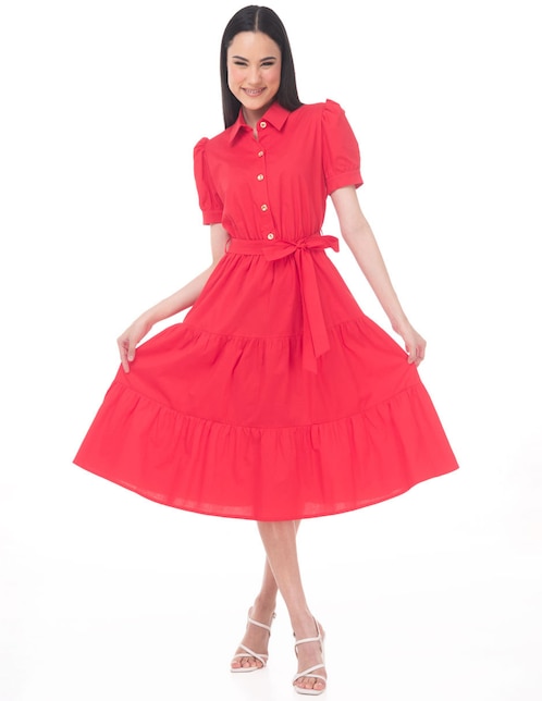 Vestido midi casual para mujer 1