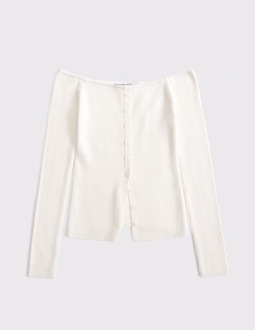 Top cuello abierto escote regular 1