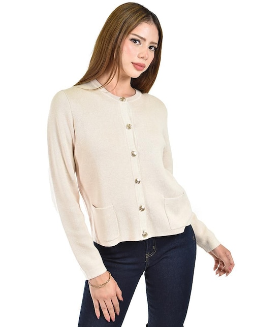 Suéter cuello redondo para mujer 1