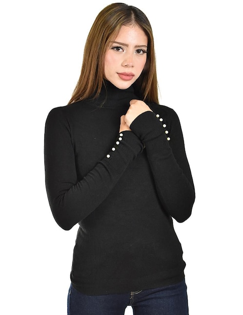 Suéter Roman Fashion cuello alto para mujer