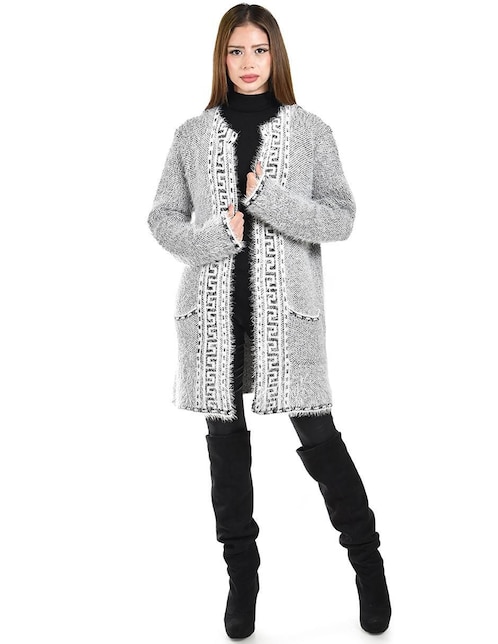 Suéter Roman Fashion cuello abierto para mujer