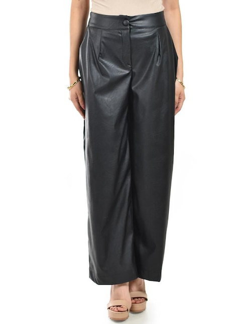 Pantalón de vestir wide leg para mujer 1