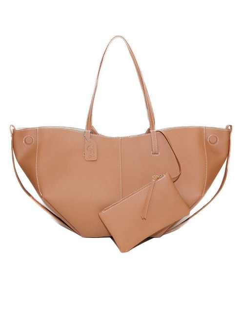 Bolsa tote Maxi Seraya de cuero para mujer 1