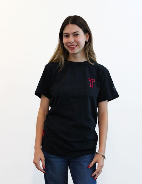 Playera manga corta Tec de Monterrey Gryffindor cuello redondo para mujer