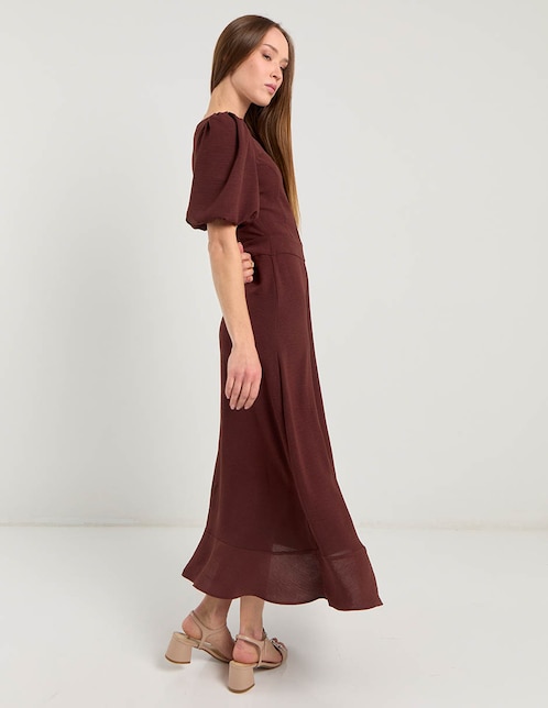 Vestido crop casual Map para mujer