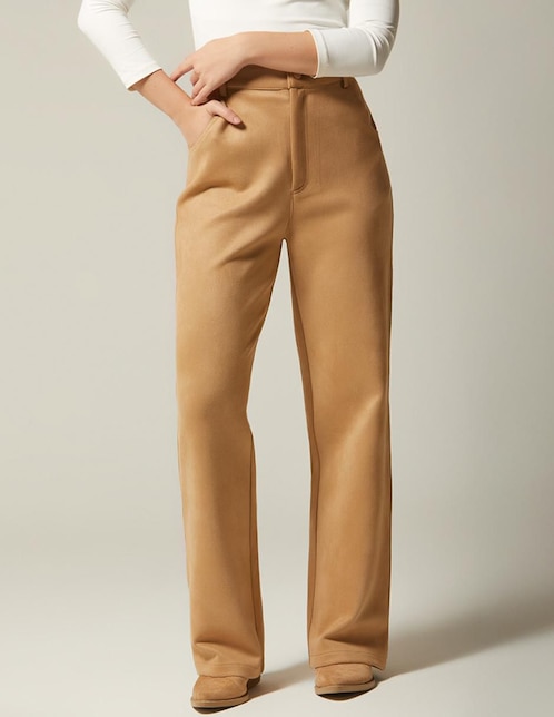Pantalón chino Studio F straight para mujer