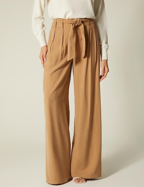 Pantalón relaxed Studio F amplio para mujer