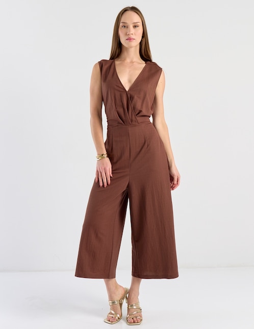 MAP Jumpsuit Map casual estampado liso para mujer