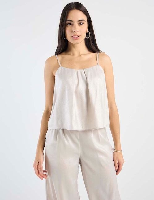 Top cuello cuadrado tirante ajustable 1