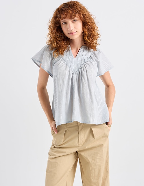 Blusa manga corta para mujer 1